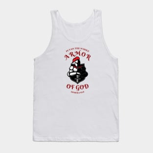 PUT ON THE WHOLE ARMOR OF GOD/MAROON Tank Top